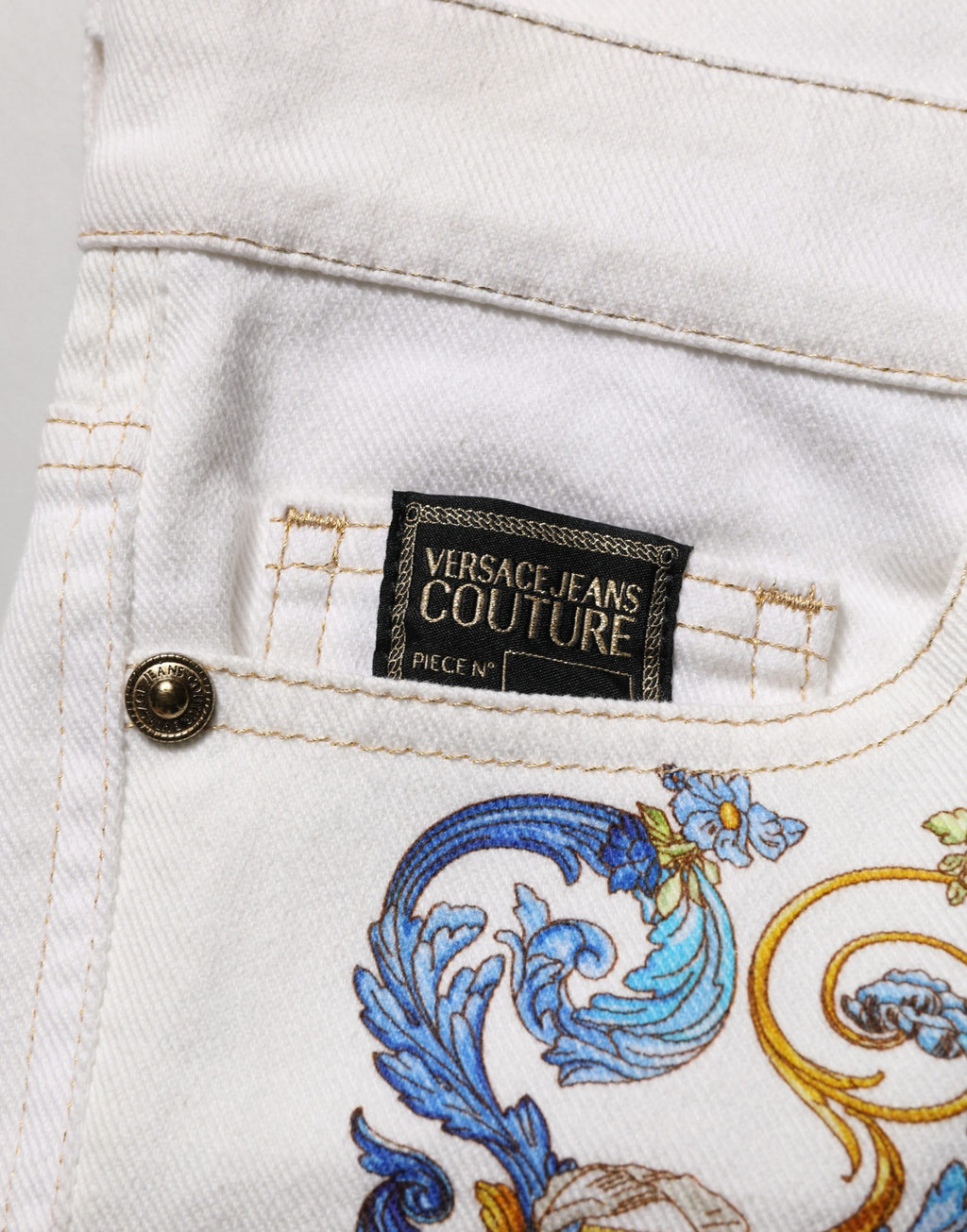 Versace Jeans Couture White Skinny Jeans for Women additional view