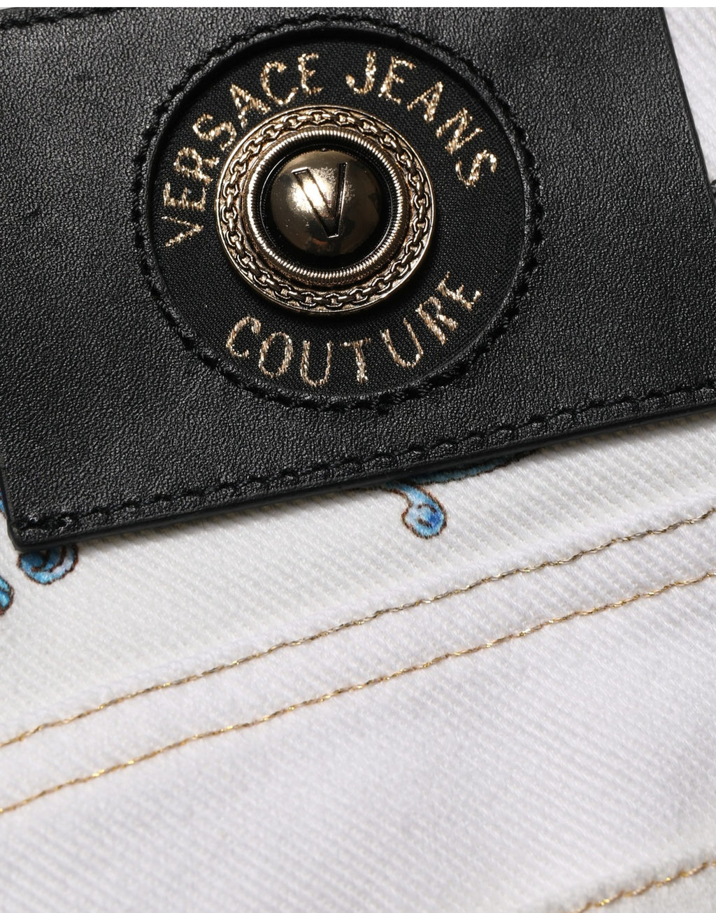 Versace Jeans Couture White Skinny Jeans for Women additional view