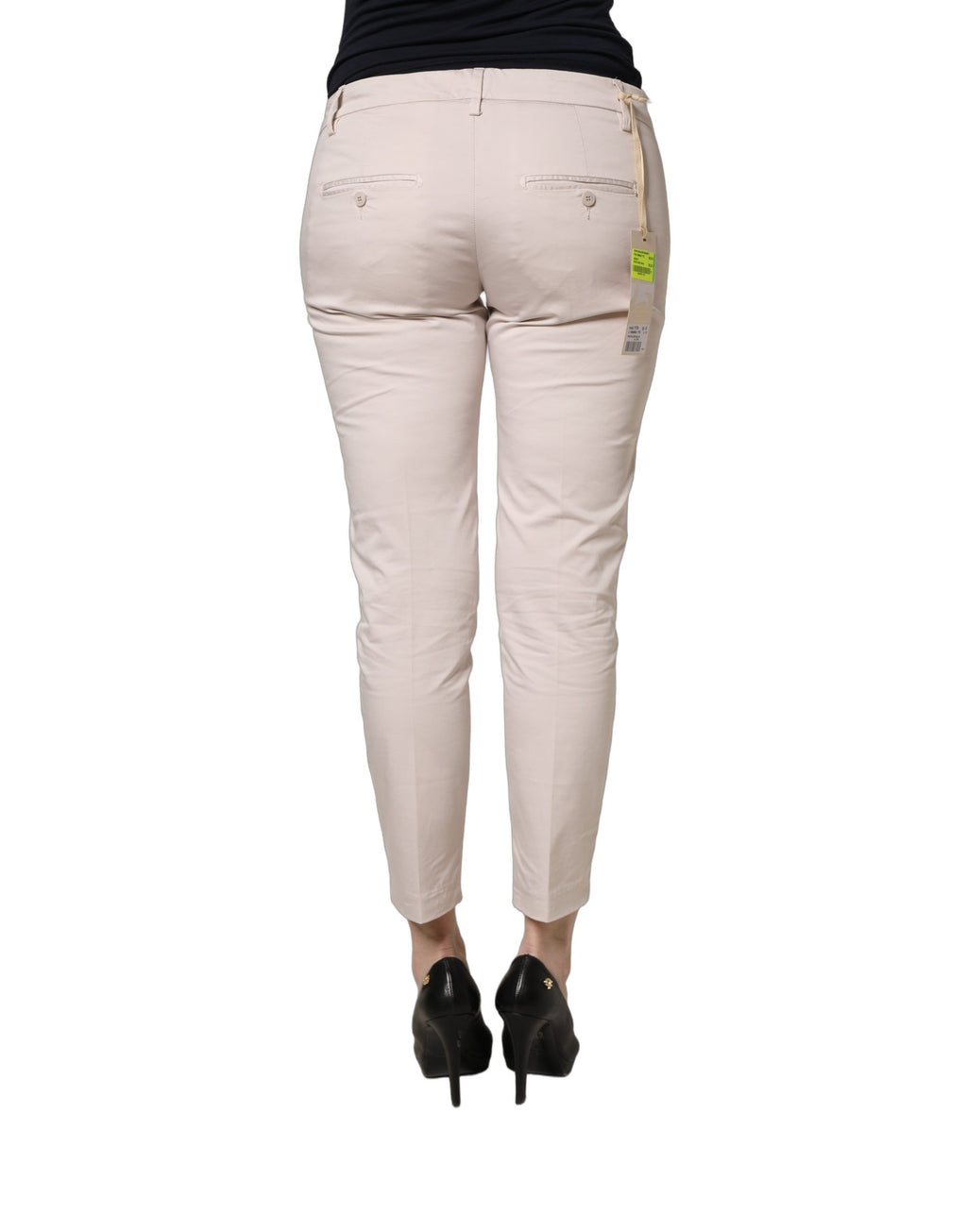 Versace Jeans Couture Beige Skinny Jeans for Women side view