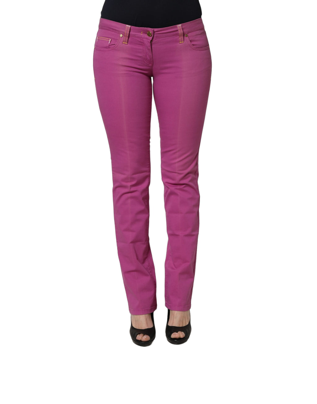 Alviero Martini Prima Classe Purple Skinny Jeans for Women
