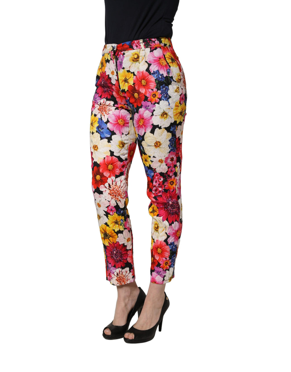 Dolce & Gabbana Multicolor Casual Pants for Women detail view