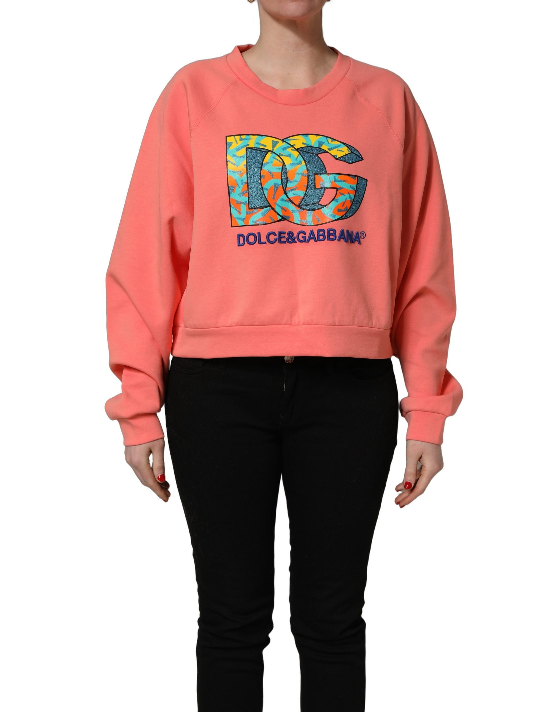 Dolce & Gabbana Pink Long Sleeve T-Shirt for Women