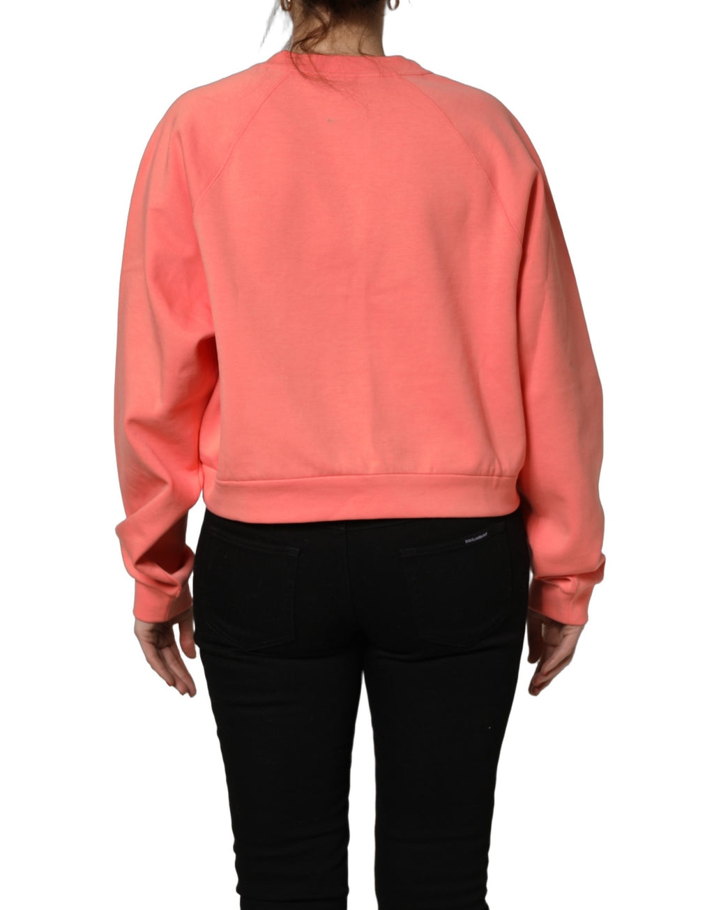 Dolce & Gabbana Pink Long Sleeve T-Shirt for Women side view
