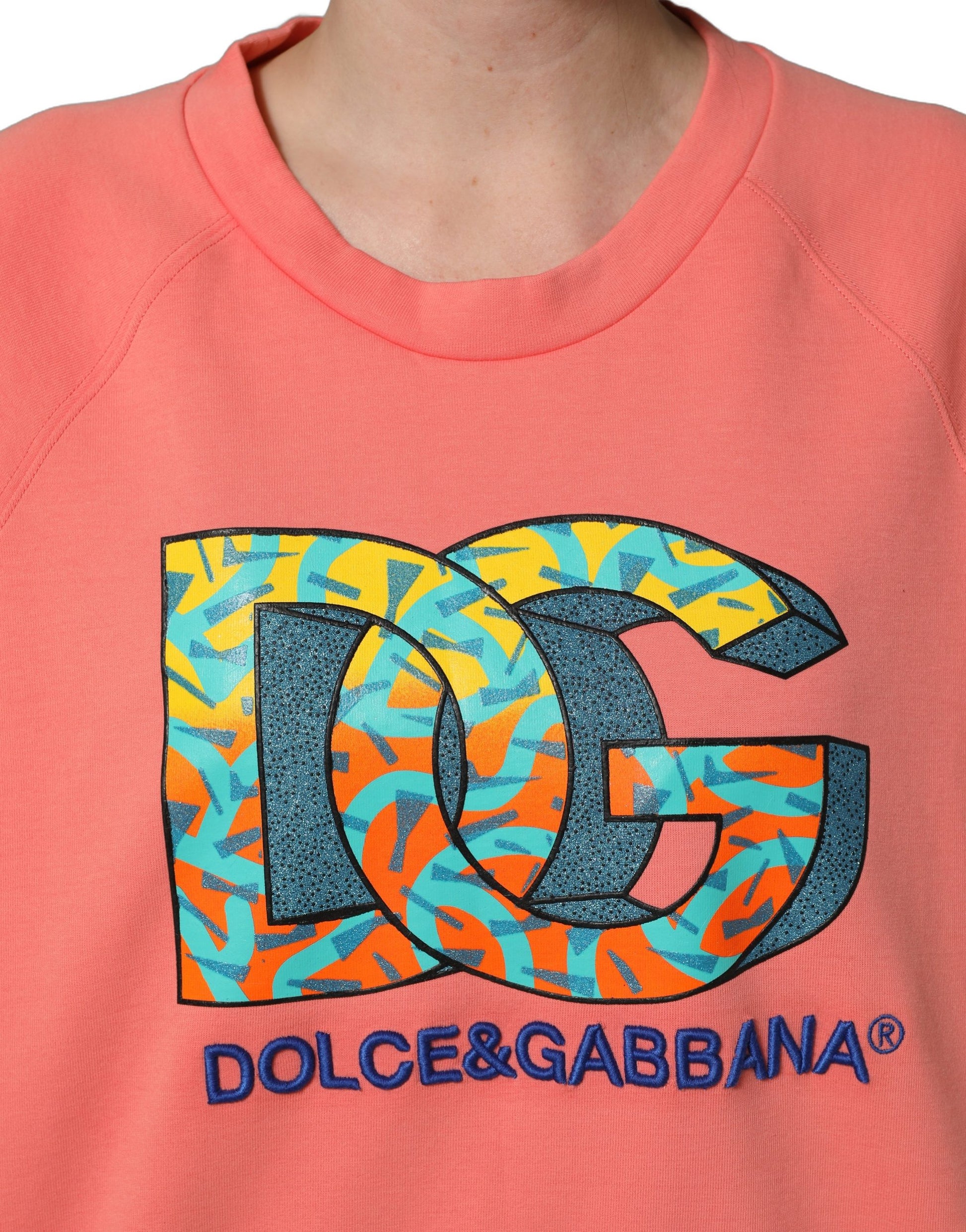 Dolce & Gabbana Pink Long Sleeve T-Shirt for Women additional view
