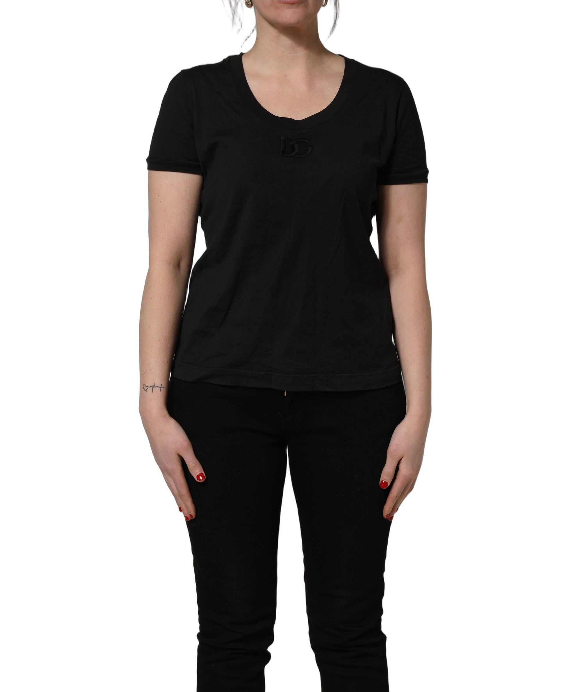 Dolce & Gabbana Black T-Shirt for Women