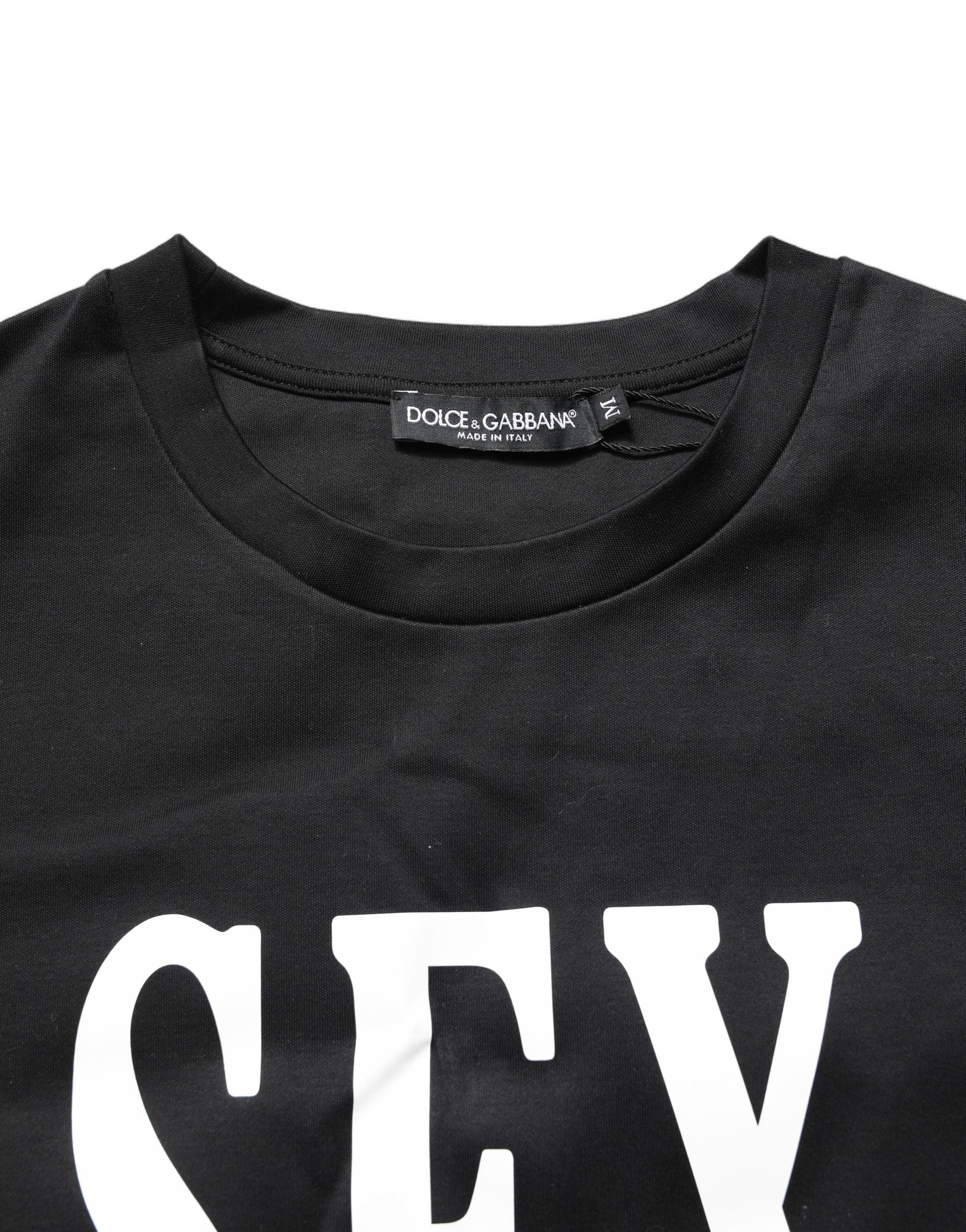 Dolce & Gabbana Black T-Shirt for Women additional view