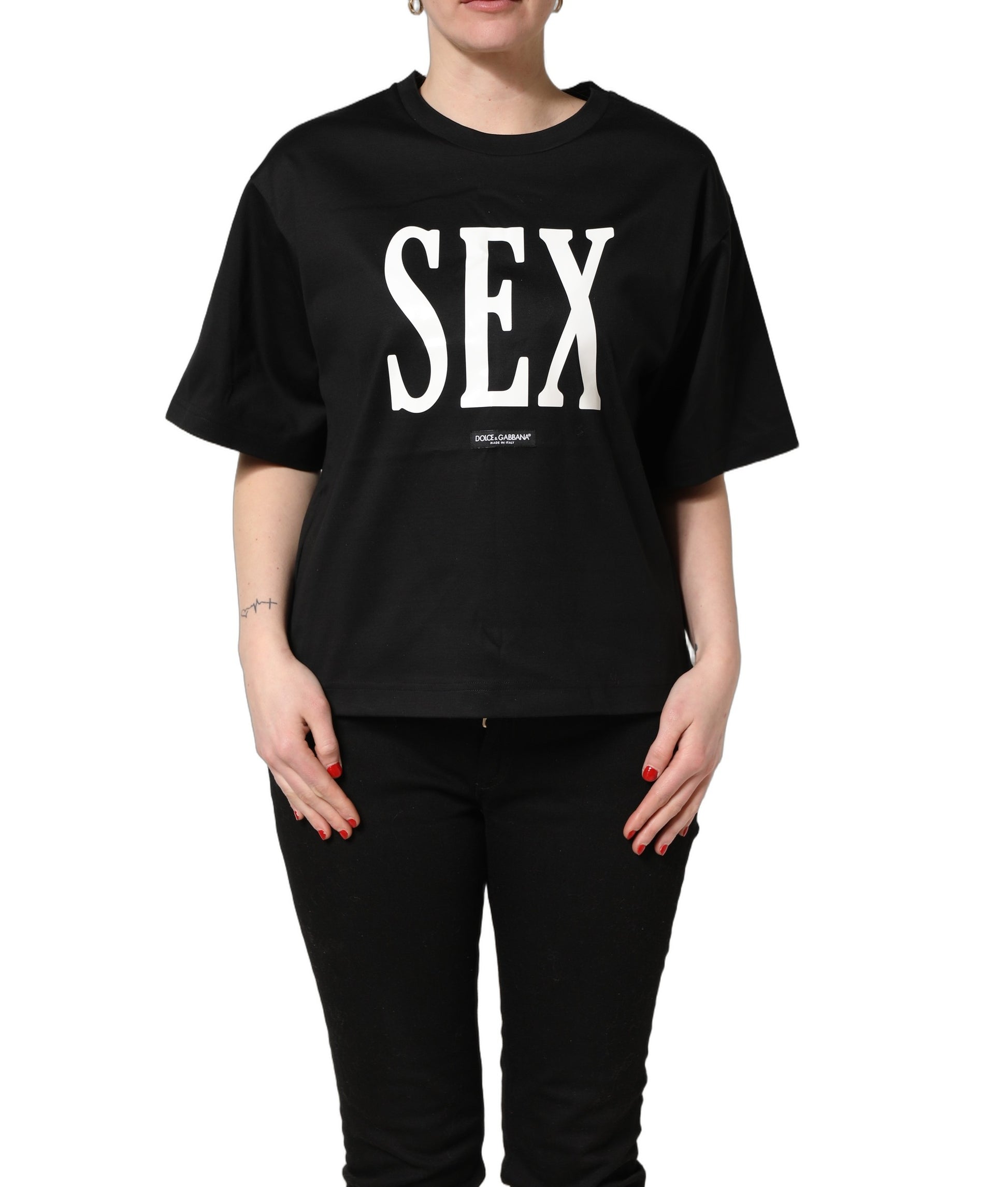Dolce & Gabbana Black T-Shirt for Women alternate view