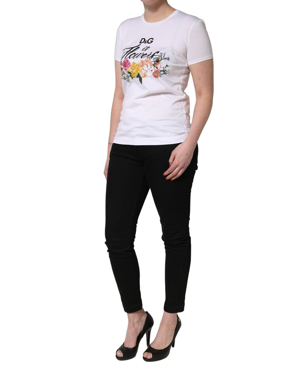 Dolce & Gabbana White T-Shirt for Women detail view