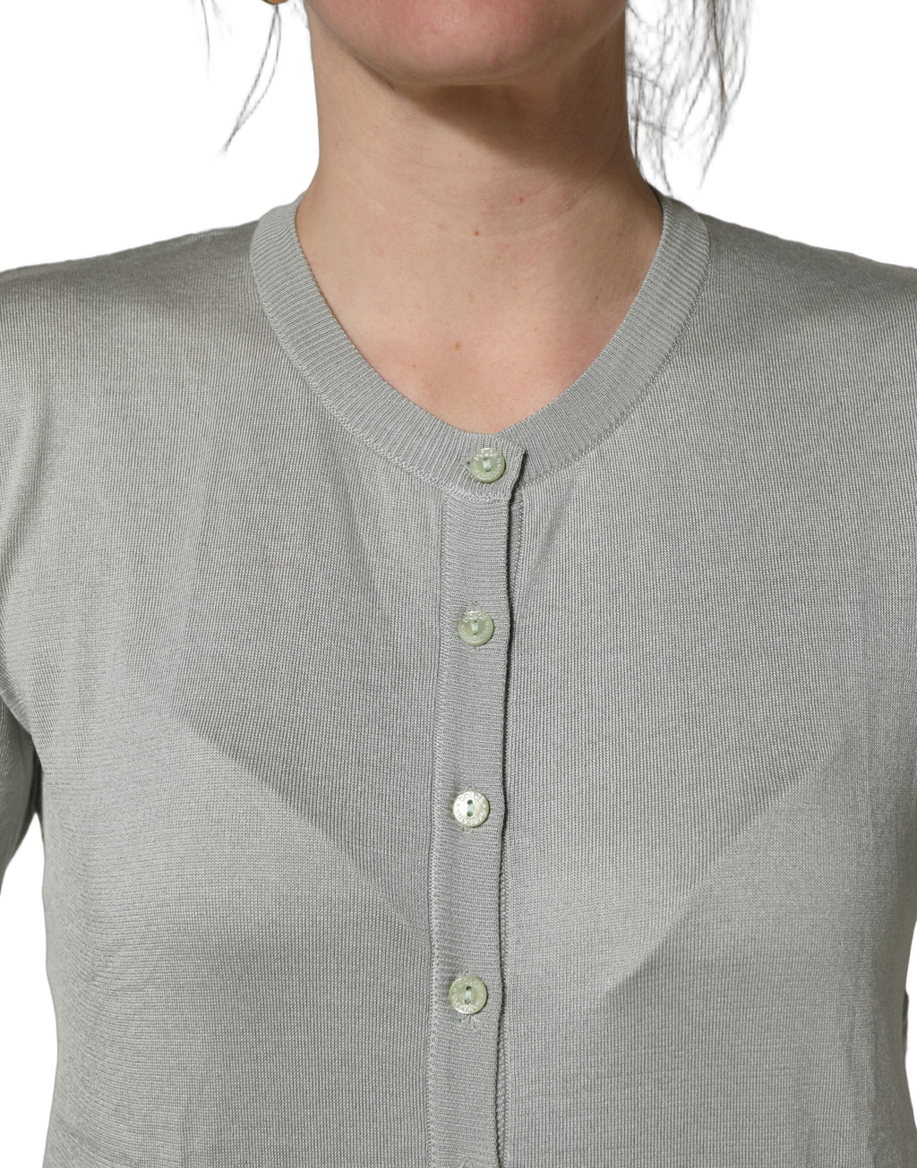 Dolce & Gabbana Green Long Sleeve T-Shirt for Women additional view