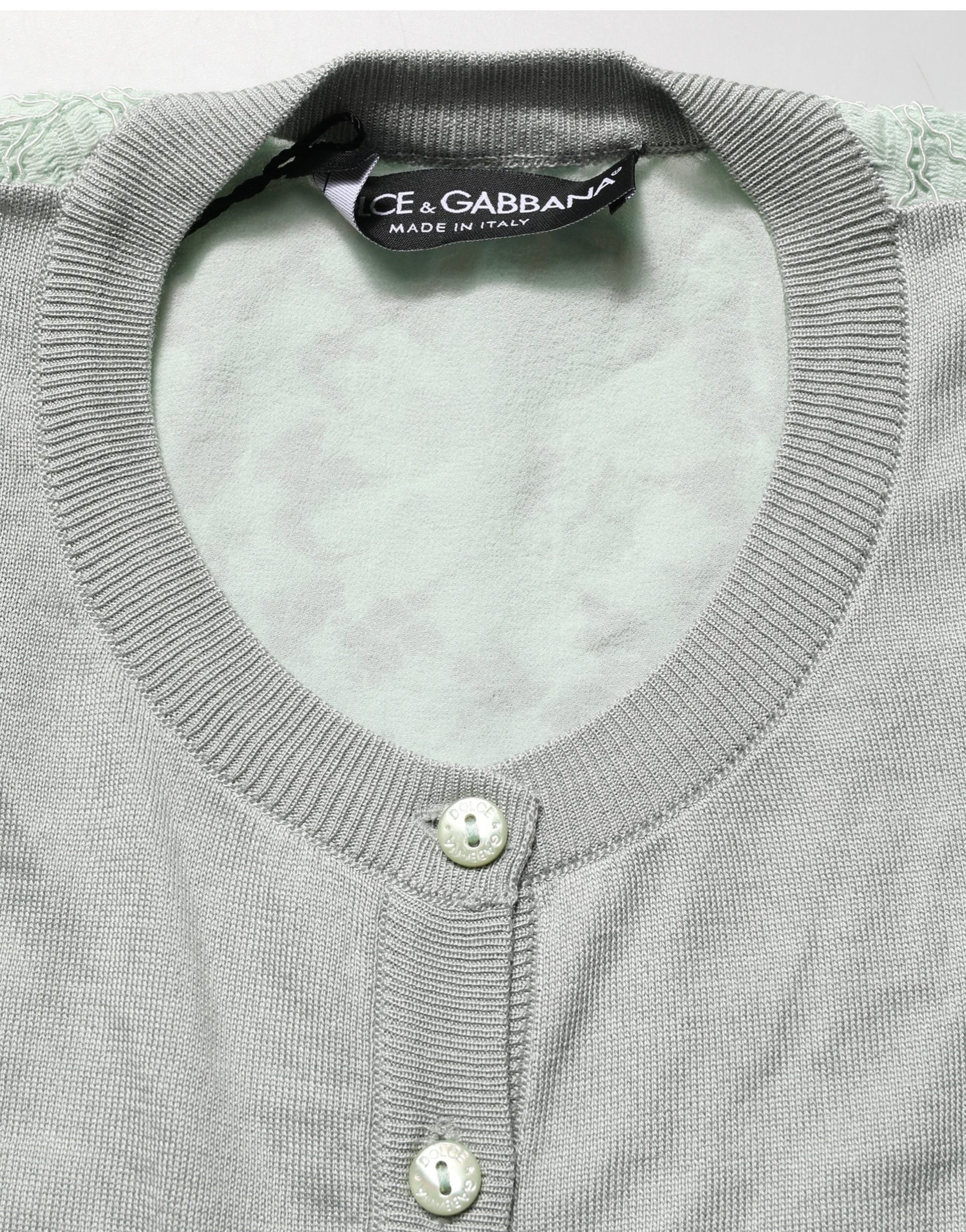 Dolce & Gabbana Green Long Sleeve T-Shirt for Women additional view