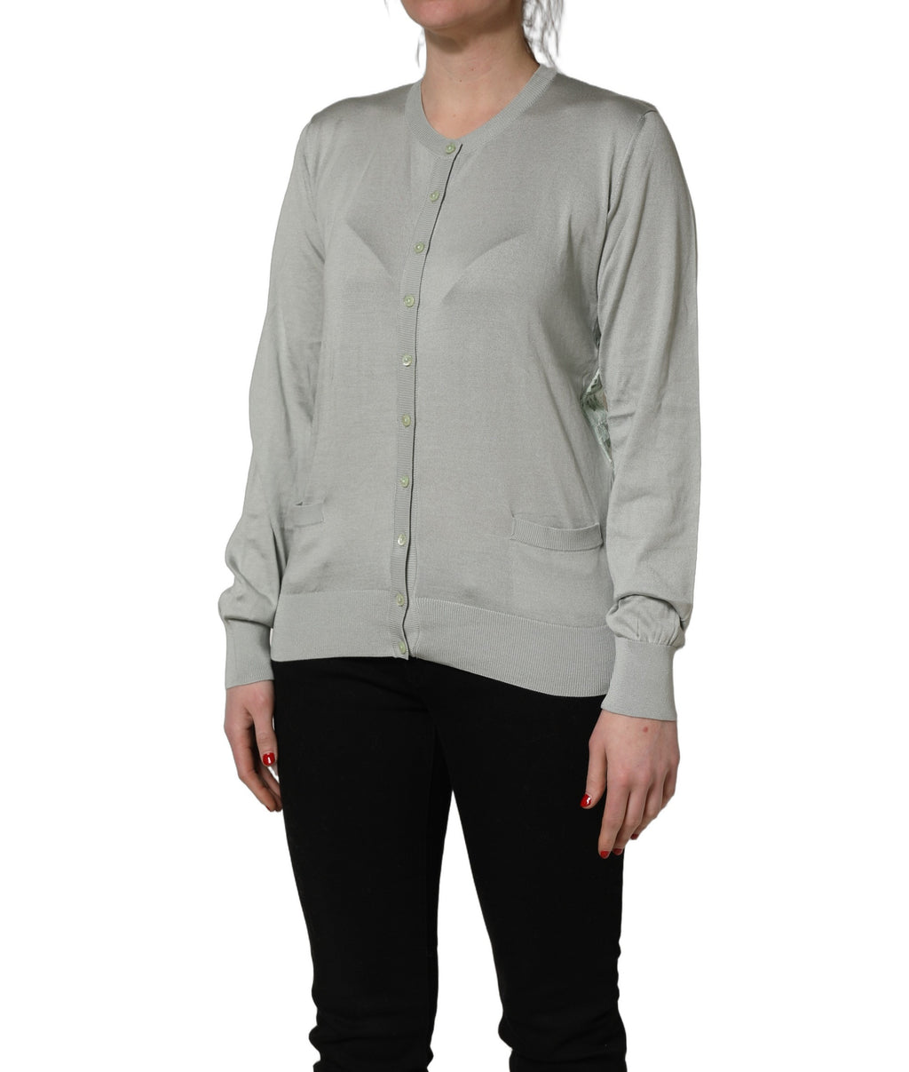 Dolce & Gabbana Green Long Sleeve T-Shirt for Women detail view