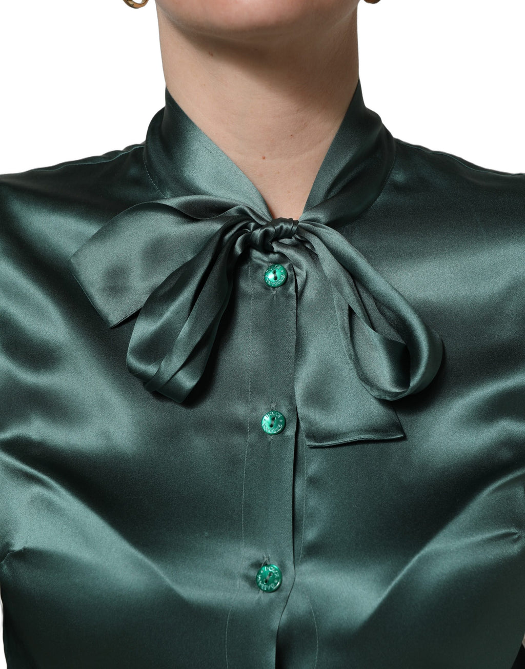 Dolce & Gabbana Green Blouse for Women side view