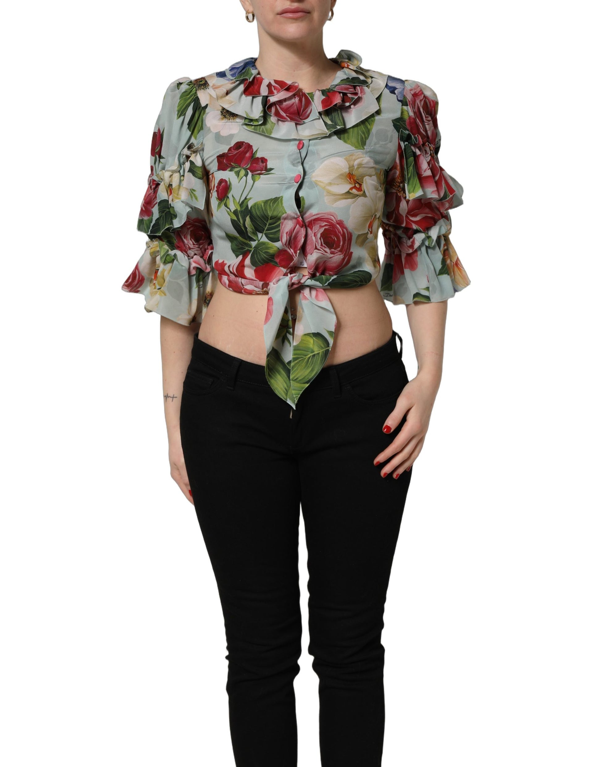 Dolce & Gabbana Multicolor Long Sleeve T-Shirt for Women