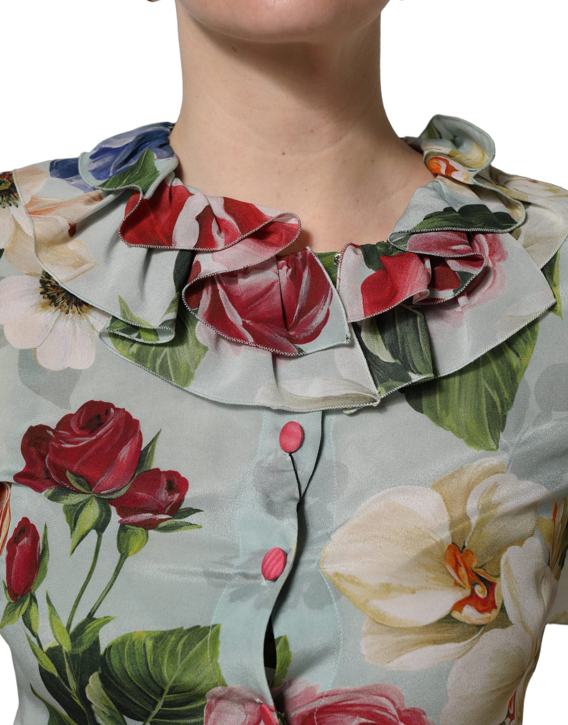 Dolce & Gabbana Multicolor Long Sleeve T-Shirt for Women additional view