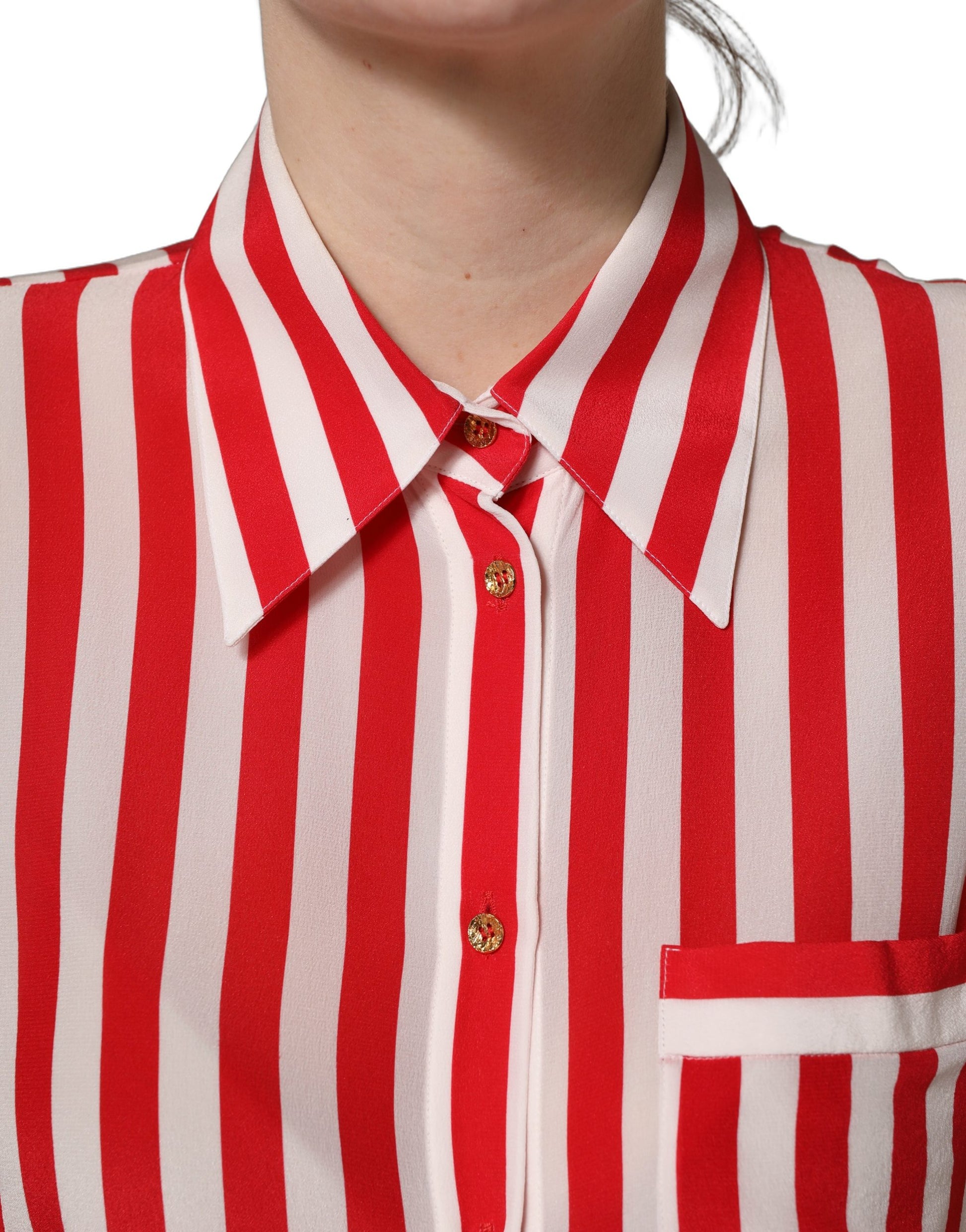 Dolce & Gabbana Red Long Sleeve T-Shirt for Women additional view