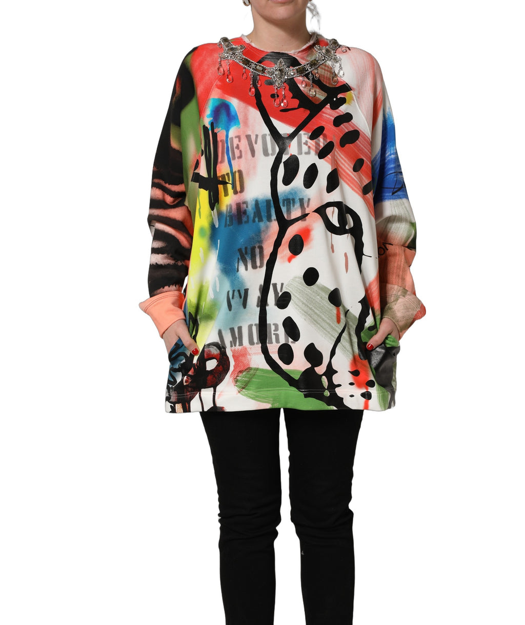 Dolce & Gabbana Multicolor Long Sleeve T-Shirt for Women