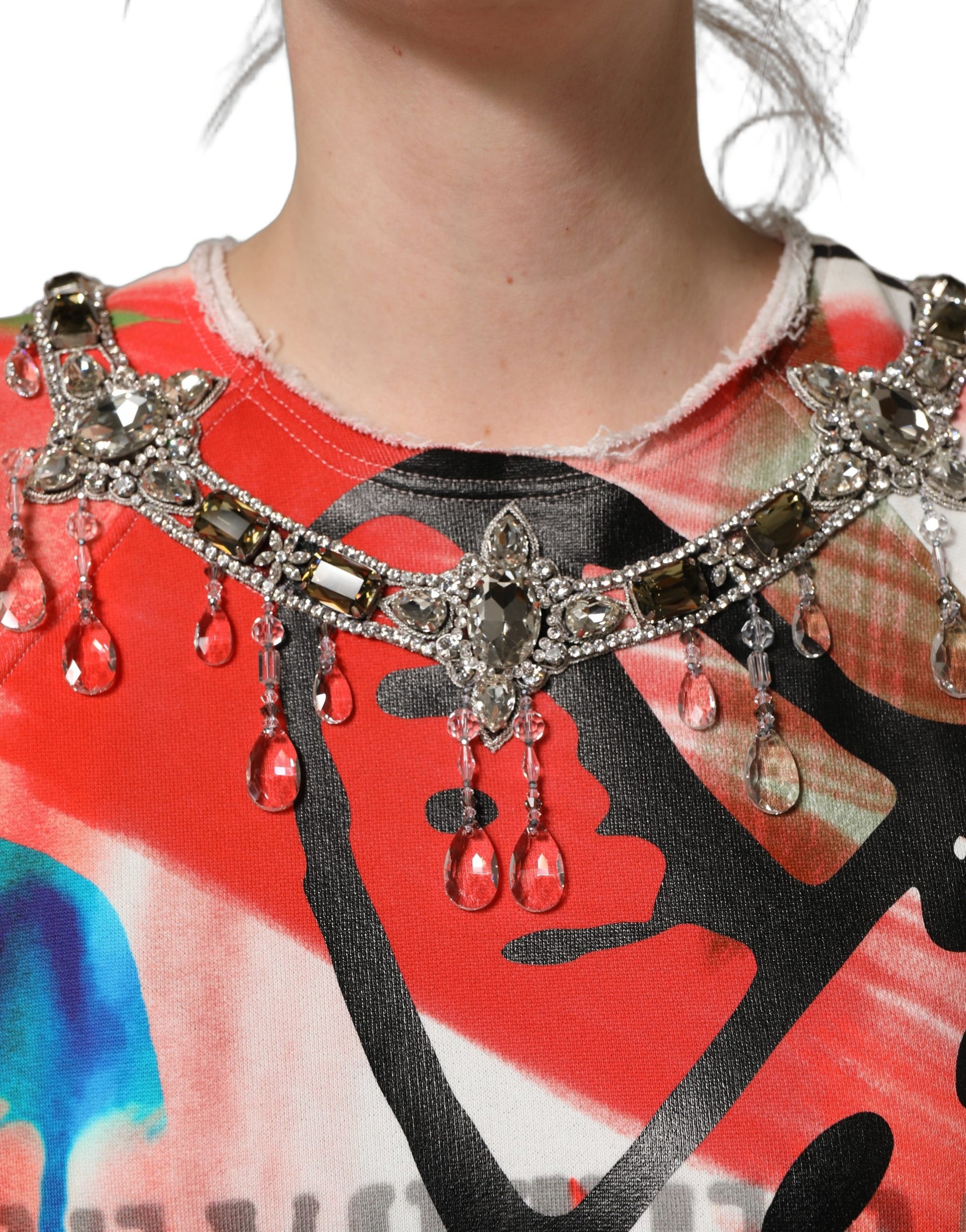 Dolce & Gabbana Multicolor Long Sleeve T-Shirt for Women additional view