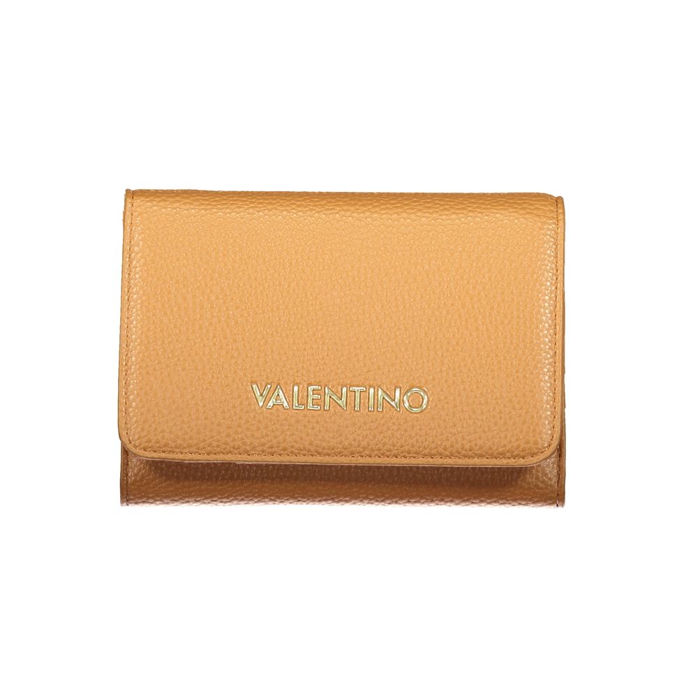 Portefeuille en polyéthylène marron Valentino