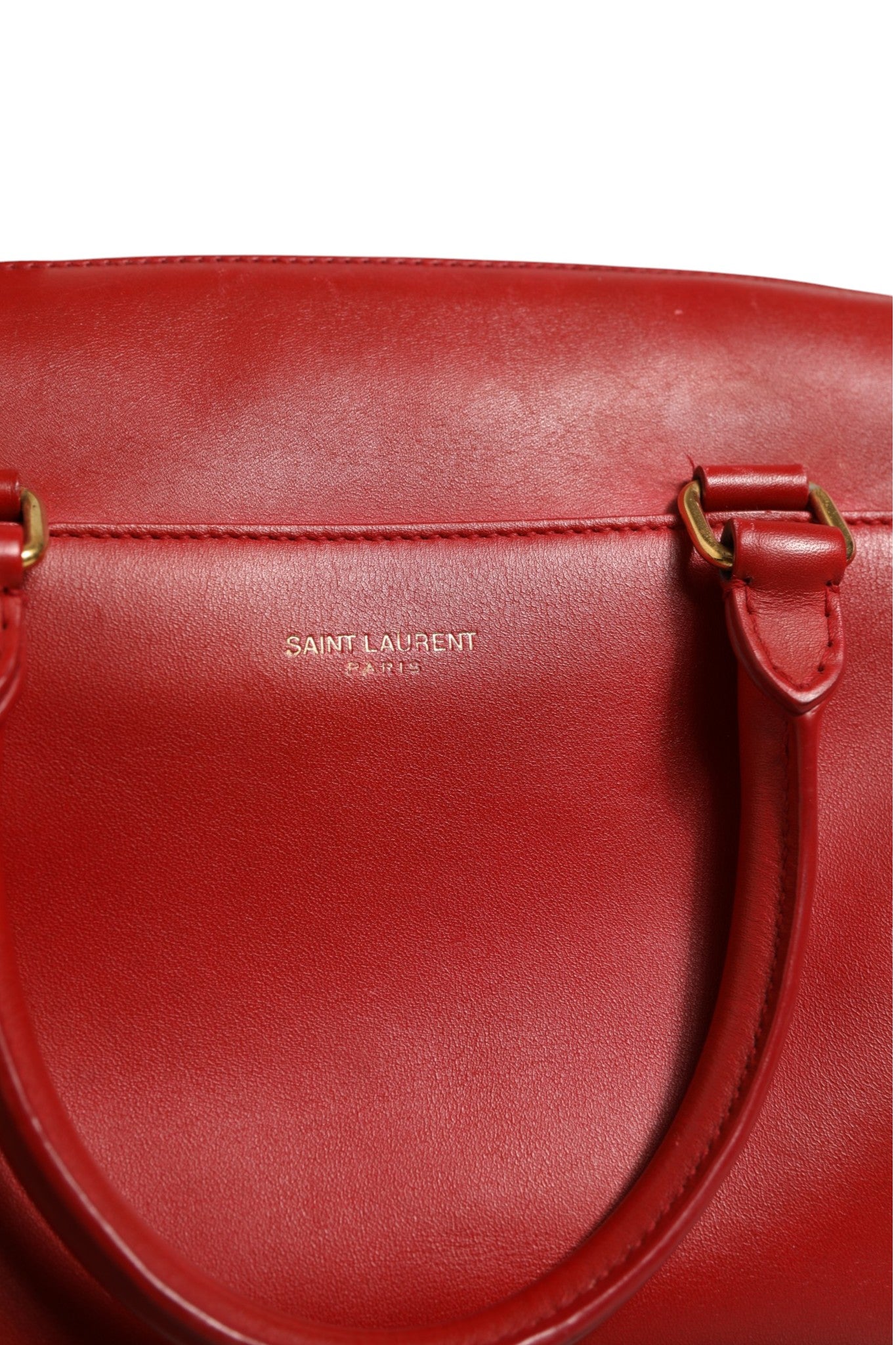 Saint Laurent Red Handbag for Women side view