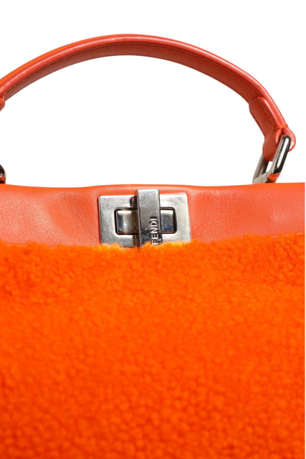 Fendi Orange Handbag for Women alternate view