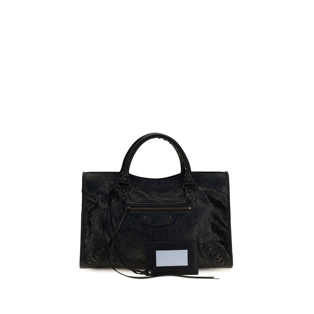 Sac bandoulière Balenciaga en agneau noir Ovis Aries Aries
