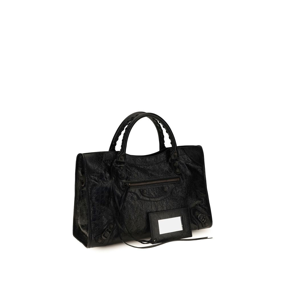 Sac bandoulière Balenciaga en agneau noir Ovis Aries Aries