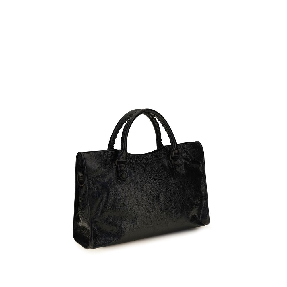 Sac bandoulière Balenciaga en agneau noir Ovis Aries Aries