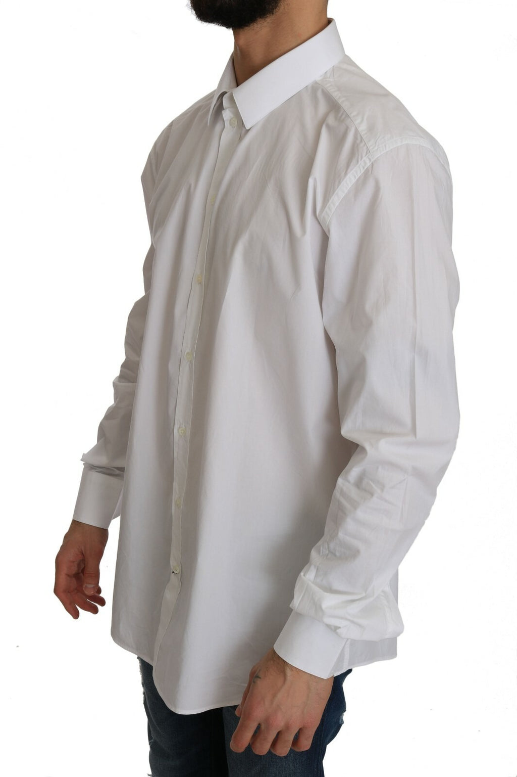 Dolce & Gabbana White Dress Shirt for Men detail view