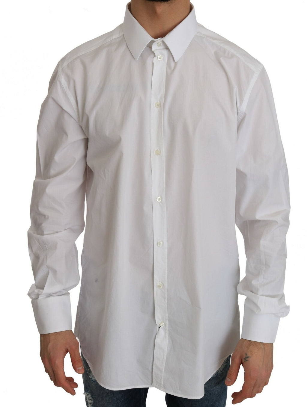 Dolce & Gabbana White Dress Shirt for Men