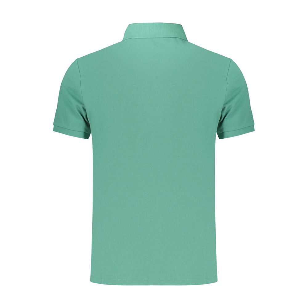 Polo en Coton Vert Calvin Klein pour Homme
