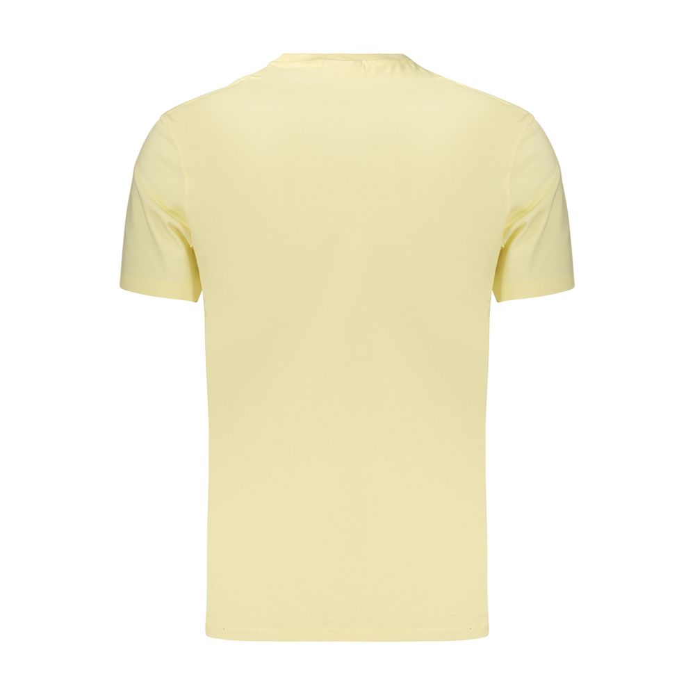 T-shirt en coton jaune Calvin Klein pour homme