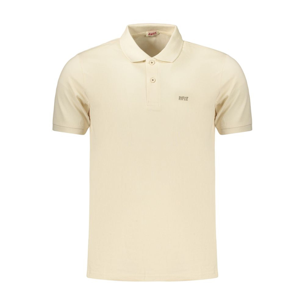 Polo en coton beige Rifle pour homme