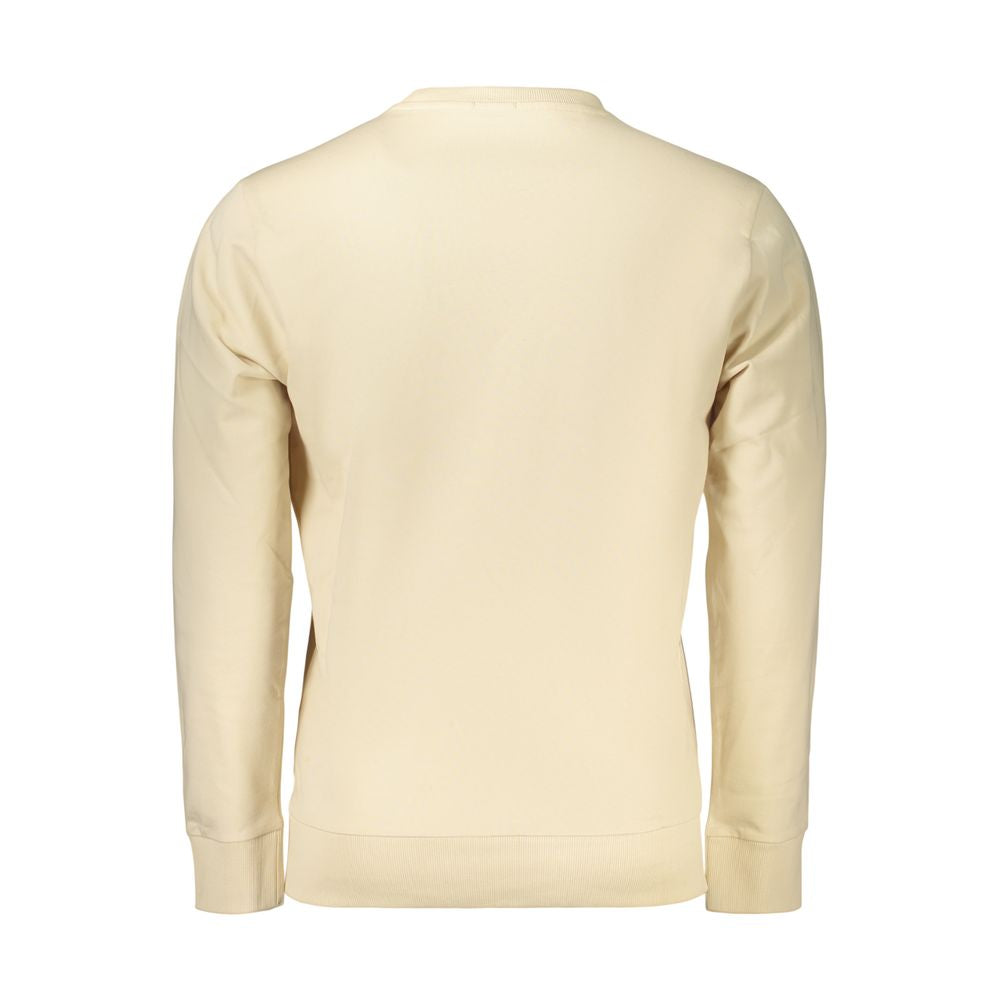 Rifle Sweat-shirt en coton beige pour homme