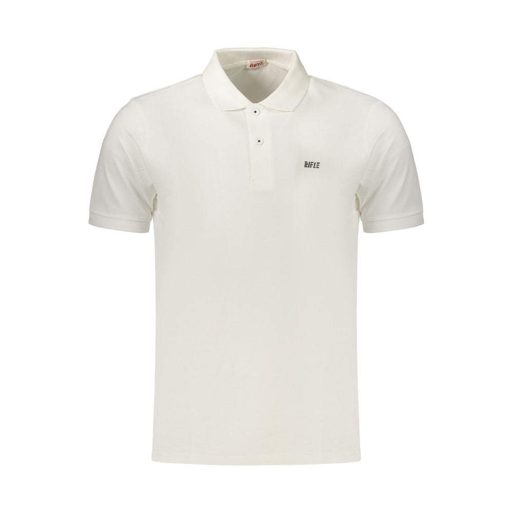 Polo Rifle Bianco en coton pour homme