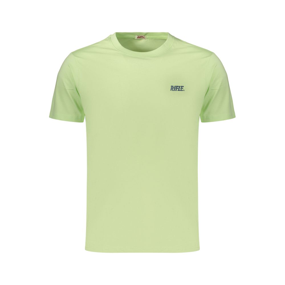 T-shirt en coton vert fusil pour homme