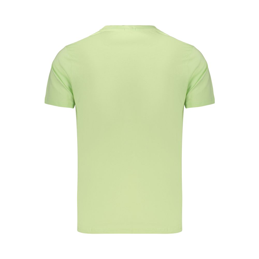 T-shirt en coton vert fusil pour homme