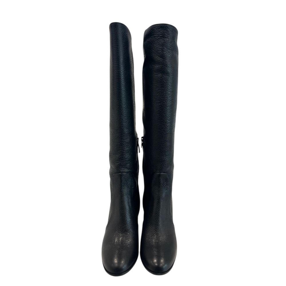 Bottes en cuir noir Borbonese pour femme