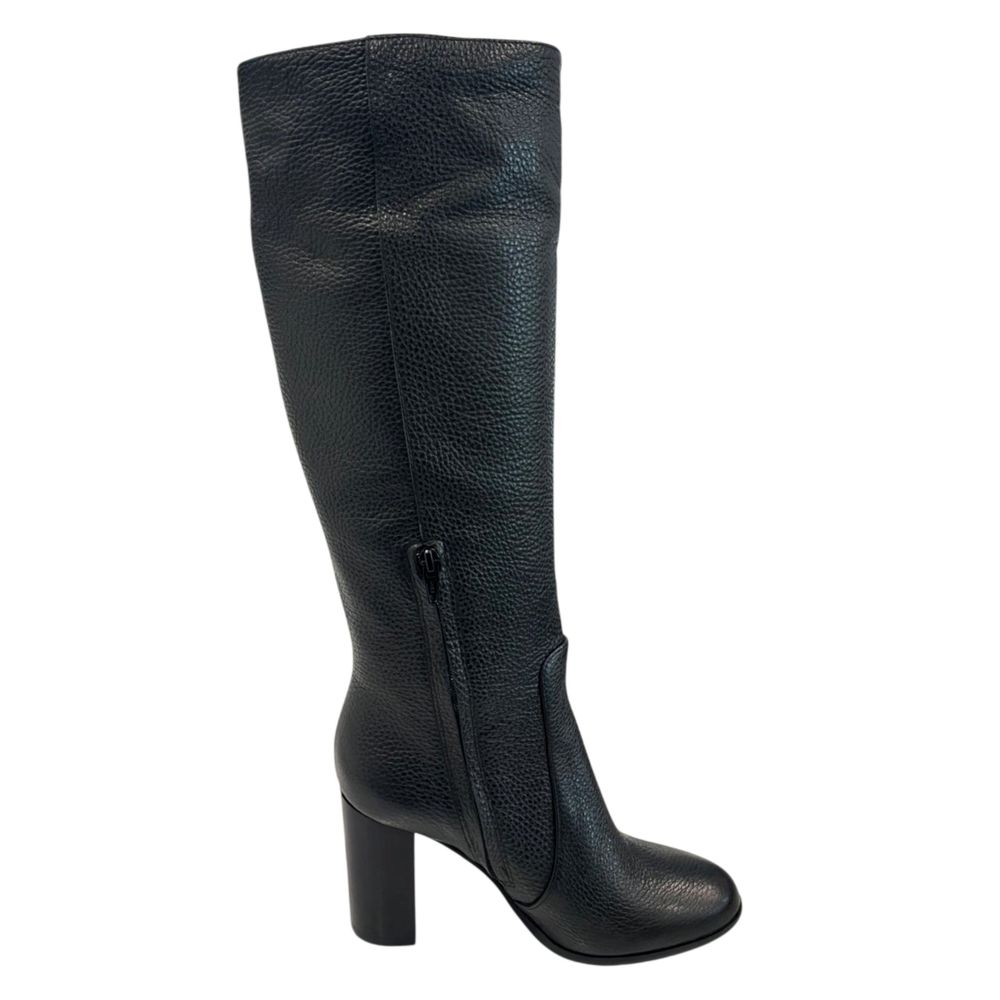 Bottes en cuir noir Borbonese pour femme