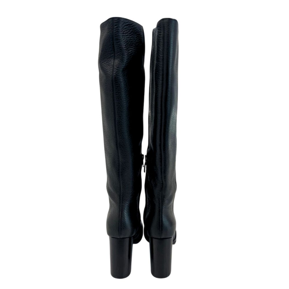 Bottes en cuir noir Borbonese pour femme