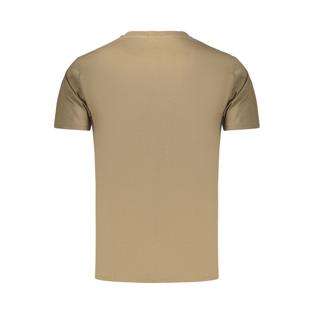 T-shirt homme coton marron fusil