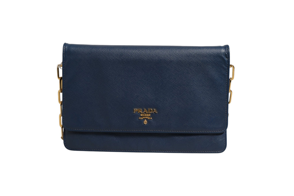 Prada Blue Clutch Bag for Women