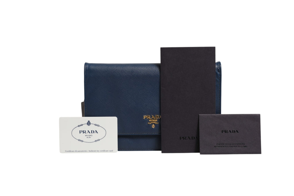 Prada Blue Clutch Bag for Women additional view