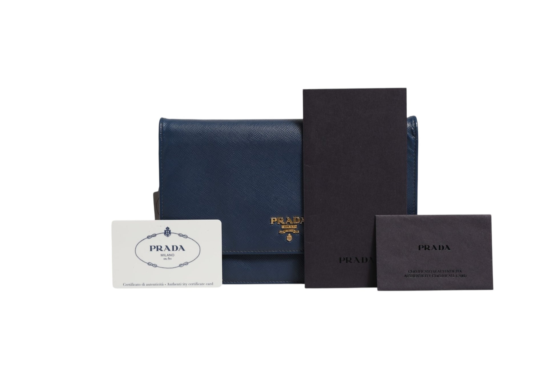 Prada Blue Clutch Bag for Women additional view
