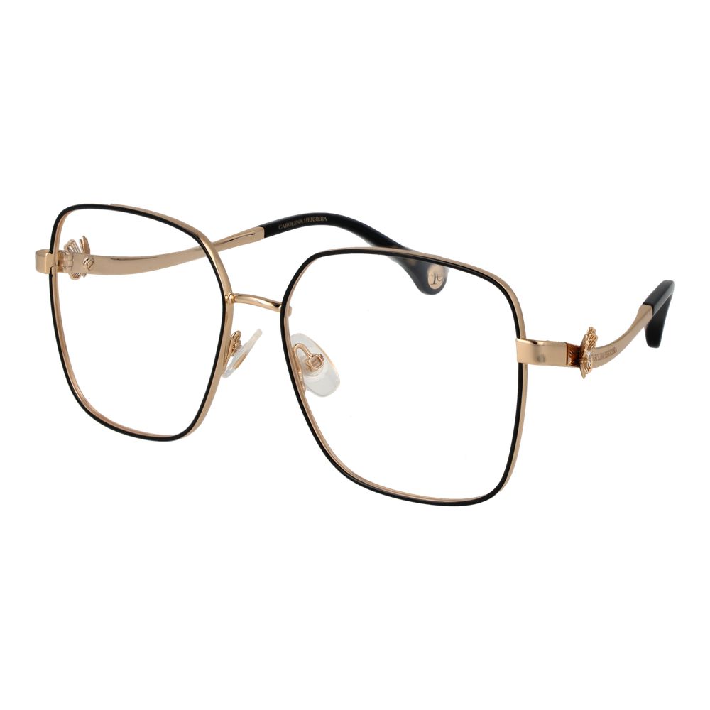 Lunettes (monture) en métal doré Carolina Herrera