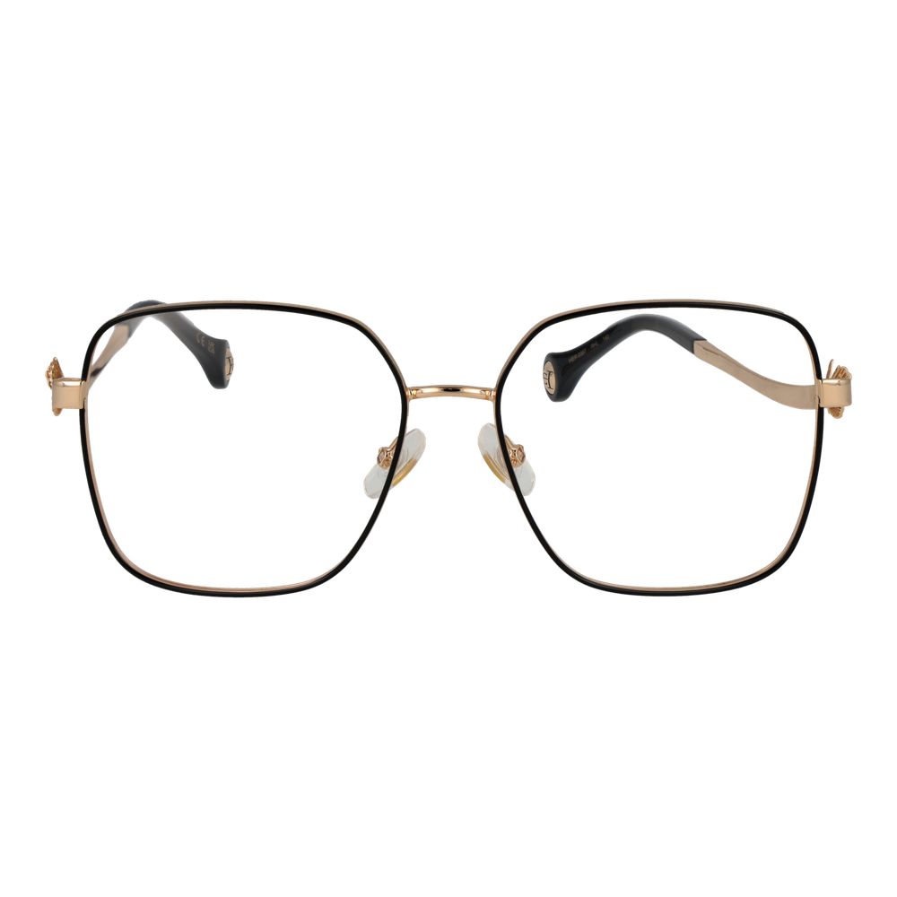 Lunettes (monture) en métal doré Carolina Herrera