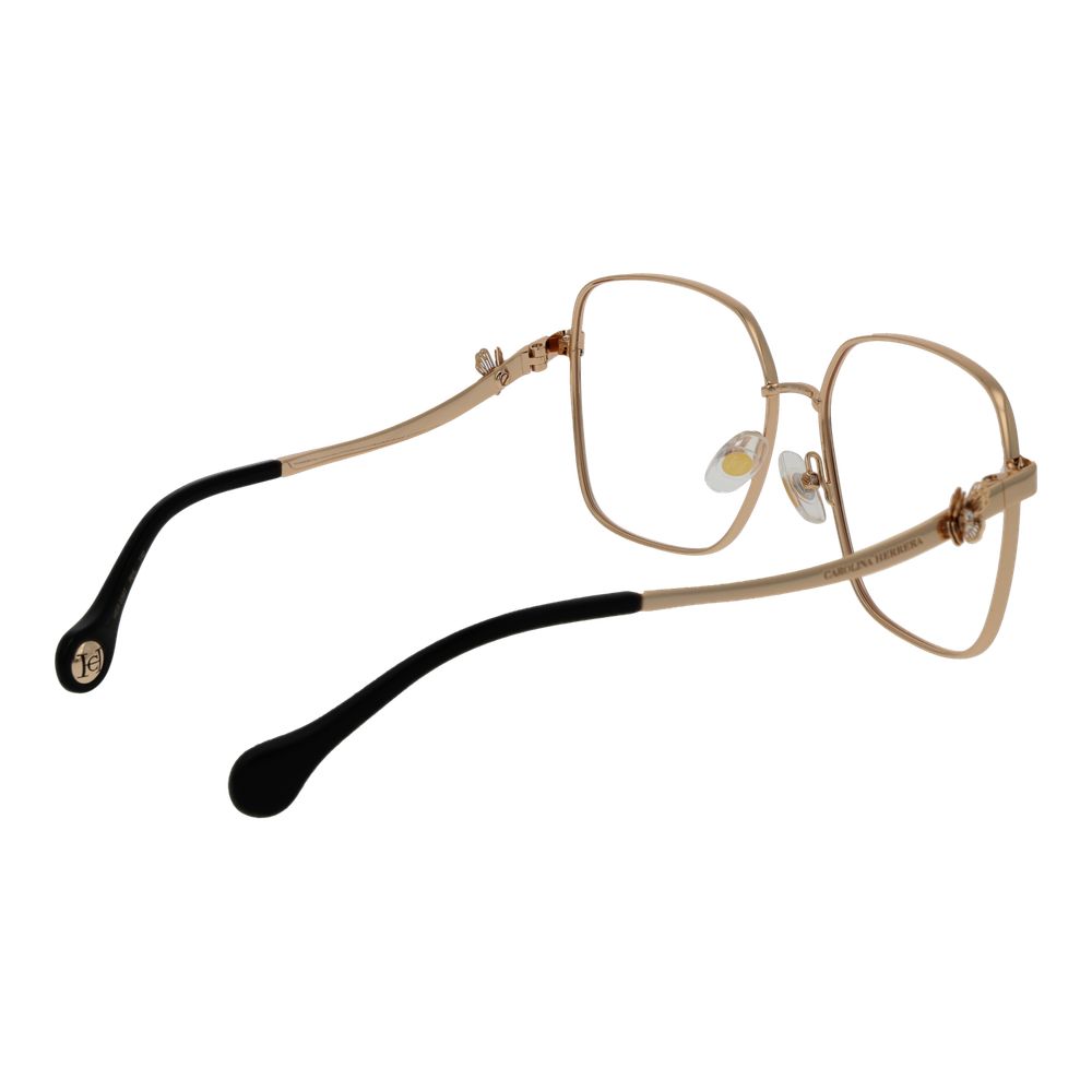 Lunettes (monture) en métal doré Carolina Herrera