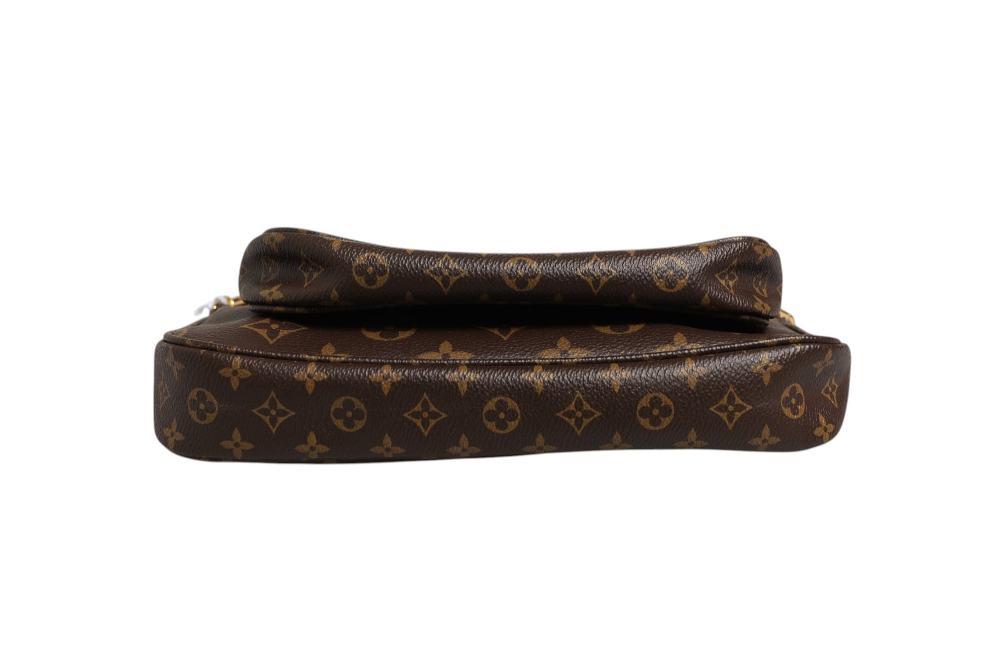 Louis Vuitton Brown Clutch Bag for Women side view