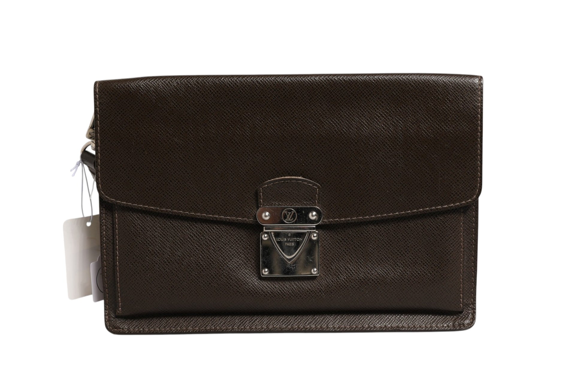 Louis Vuitton Belaia Clutch Taiga Leather