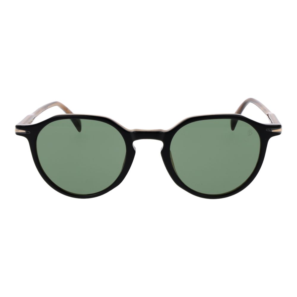 Lunettes de soleil en acétate noir David Beckham