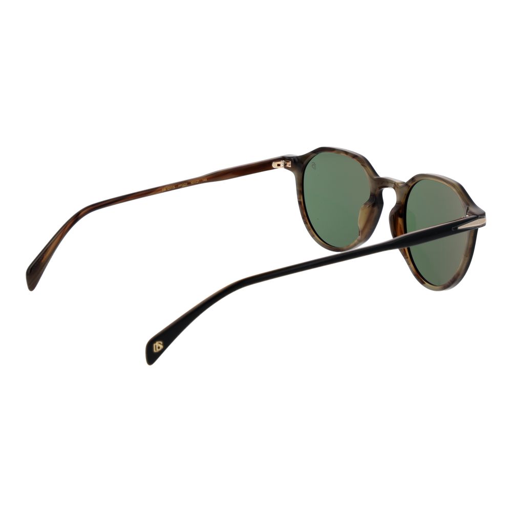 Lunettes de soleil en acétate noir David Beckham